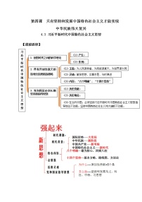 4.3习近平新时代中国特色社会主义思想-2022年初升高政治无忧衔接（统编版）