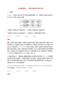 高考政治一轮复习考点规范练11经济全球化与对外开放含解析新人教版