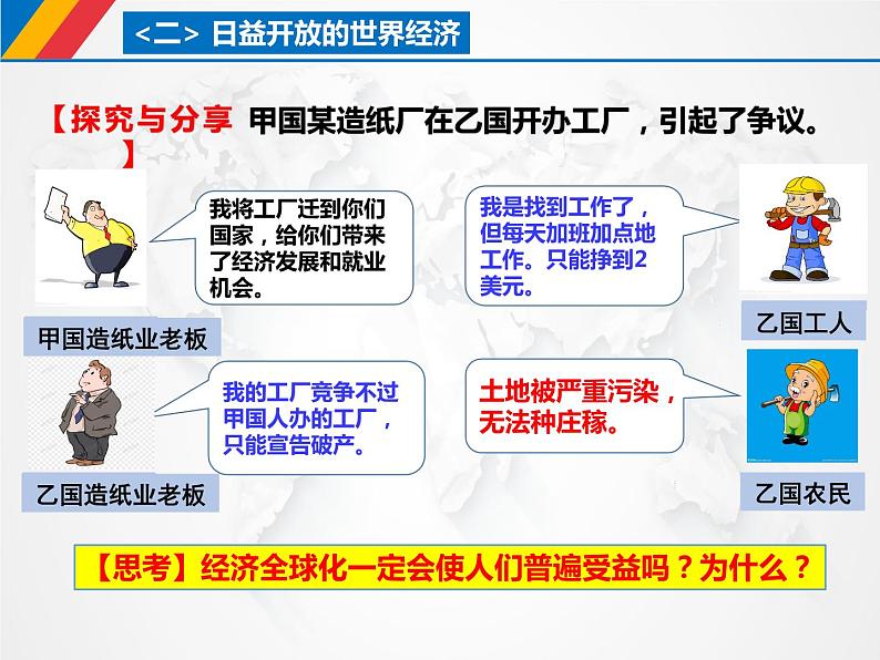 第三单元第六课第二框课件2（选择性必修一）——日益开放的世界经济06