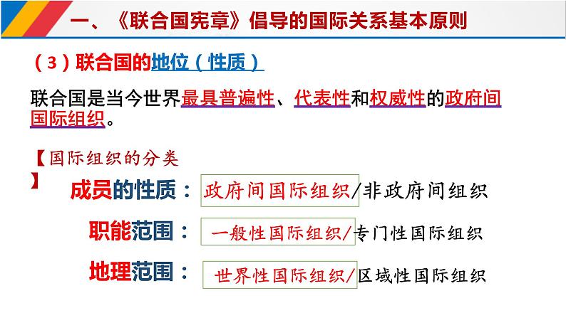 第三单元第八课第二框课件5（选择性必修一）——联合国07