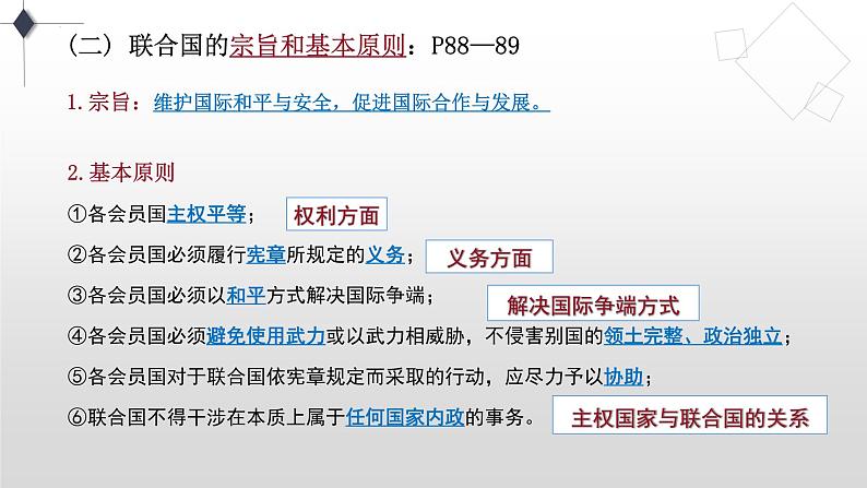 第三单元第八课第二框课件6（选择性必修一）——联合国第6页