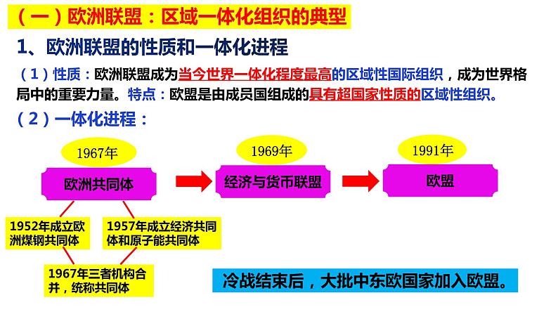 第三单元第八课第三框课件6（选择性必修一）——区域性国际组织第6页