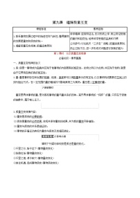 高中政治 (道德与法治)人教统编版选择性必修3 逻辑与思维第三单元 运用辩证思维方法第九课 理解质量互变认识质量互变规律第1课时导学案