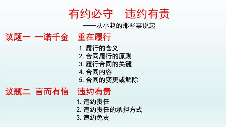 3.2 有约必守违约有责 课件6选择性必修2法律与生活03