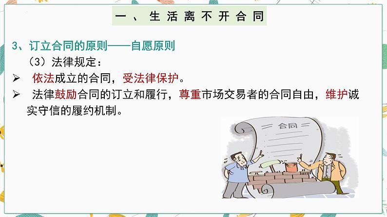 3.1 订立合同学问大  课件4选择性必修二法律与生活第6页