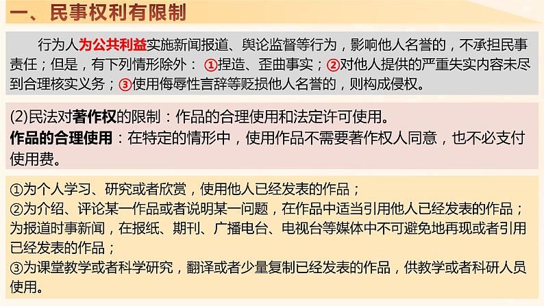 4.2 权利行使 注意界限 课件6选择性必修二法律与生活05