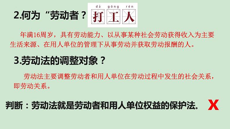 7.1 立足职场有法宝 课件4选择性必修二法律与生活04