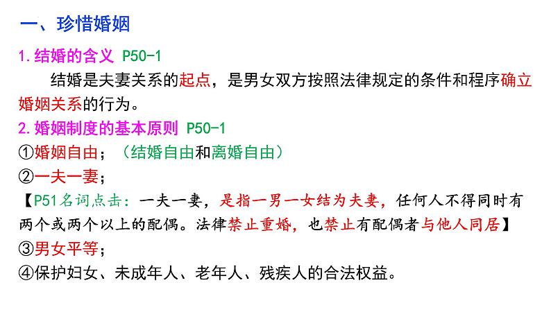 6.1 法律保护下的婚姻 课件5选择性必修二法律与生活第3页