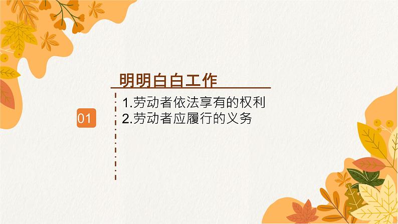 7.2 心中有数上职场 课件9选择性必修2法律与生活第4页