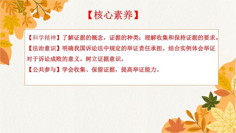 10.3 依法收集运用证据 课件6选择性必修二法律与生活03