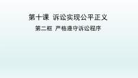 人教统编版选择性必修2 法律与生活严格遵守诉讼程序教学演示ppt课件