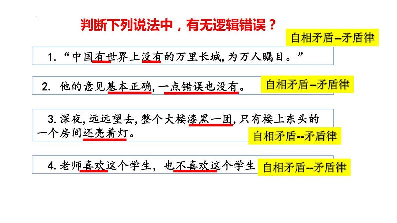 2.2 逻辑思维的基本要求 课件3选择性必修三逻辑与思维01