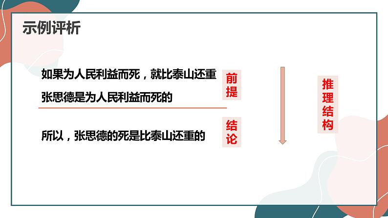 6.1  推理与演绎推理概述 课件7 选择性必修3 逻辑与思维07