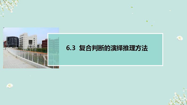 6.3 复合判断的演绎推理方法 课件2 选择性必修三逻辑与思维04