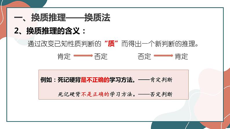 6.2 简单判断的演绎推理方法 课件6选择性必修三逻辑与思维第4页