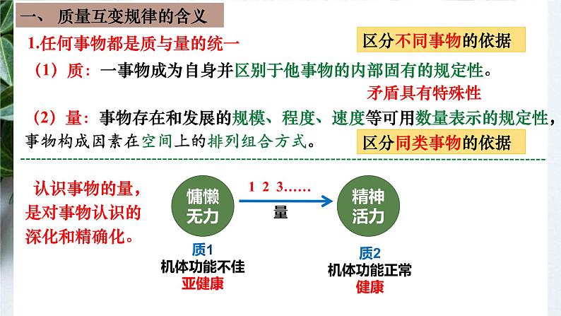 9.1 认识质量互变规律 课件6选择性必修3逻辑与思维第5页