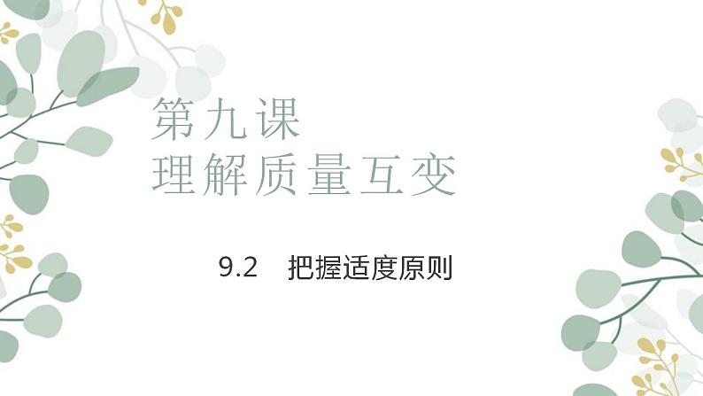 9.2 把握适度原则 课件5选择性必修3逻辑与思维第1页