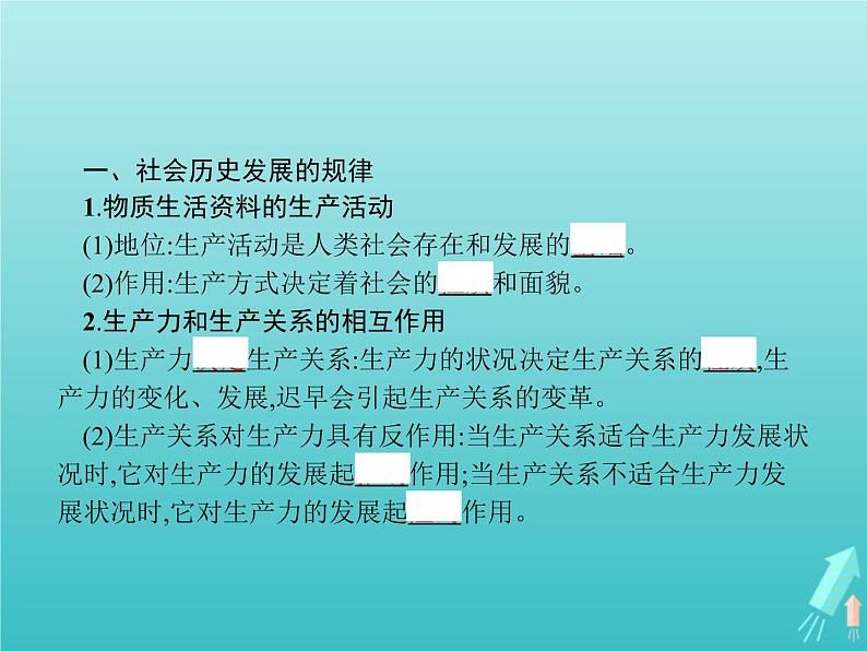 编版版高中政治必修4第2单元认识社会与价值选择第5课第2框社会历史的发展课件第3页