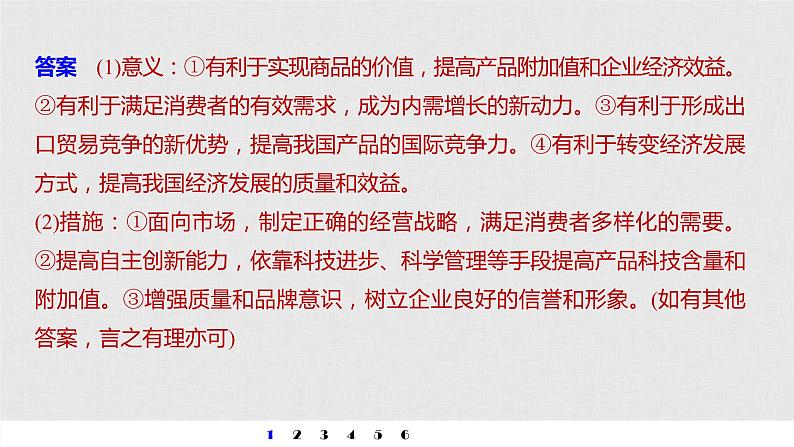 新高考政治（鲁京津琼）二轮复习必修2第6单元措施类主观题专练含答案课件第3页