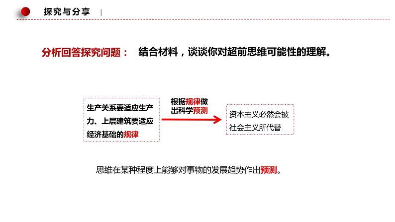 13.1 超前思维的含义与特征 课件 9选择性必修3逻辑与思维第7页