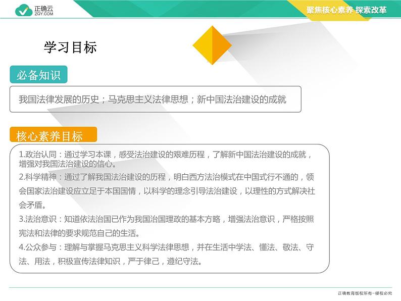 7.1 我国法治建设的历程（教学课件）-高中政治人教统编版必修302