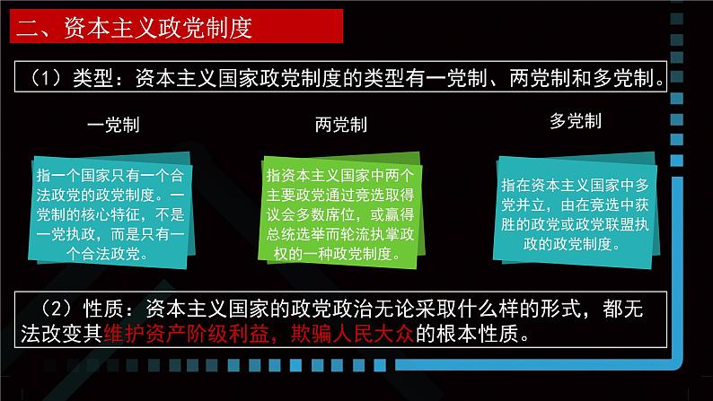 高中政治 选择性必修一《政党和利益集团》 教学课件第4页