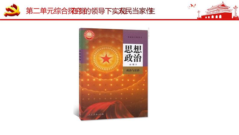 高中政治 在党的领导下实现人民当家作主 ppt 课件03