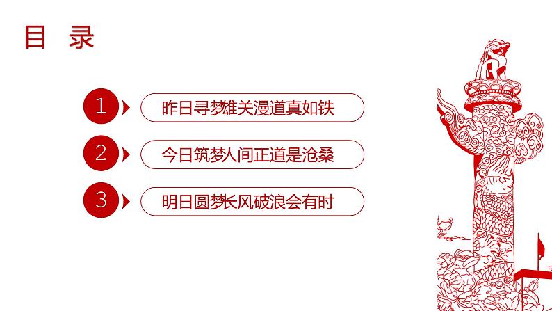 高中政治《实现中华民族伟大复兴中国梦》微课 课件02