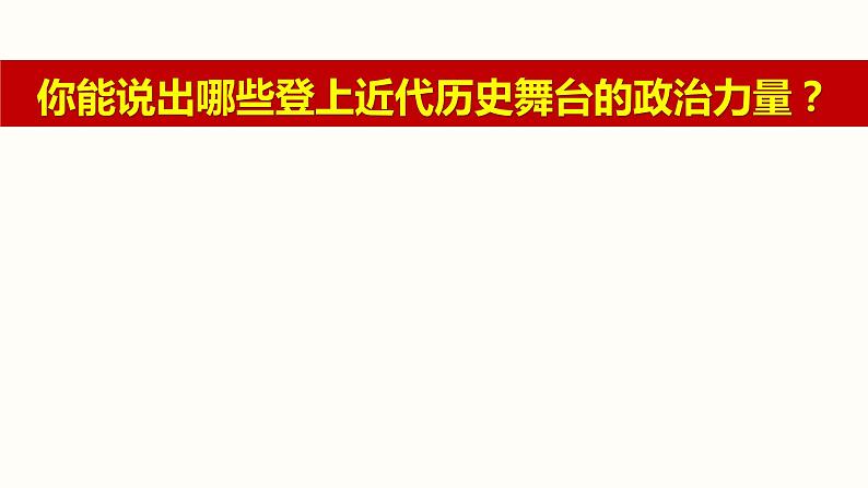 高中政治 中华人民共和国成立前各种政治力量 课件第8页