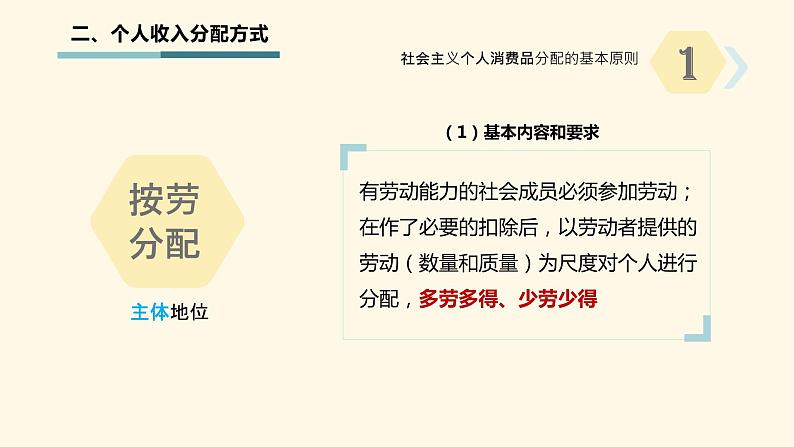 高中政治 我国的个人收入分配  PPT 课件第7页