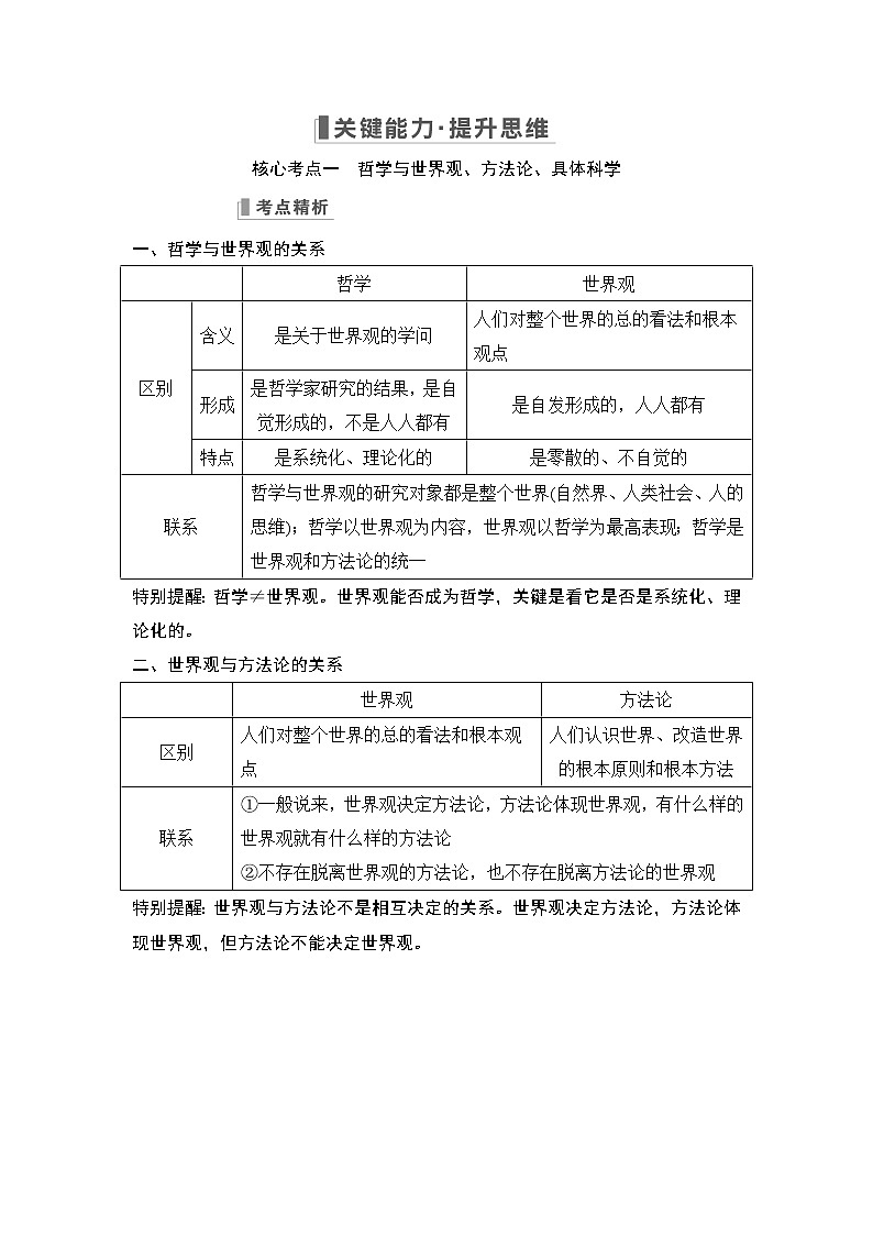 2023版高考政治（新教材）总复习一轮讲义第一课　时代精神的精华第3页
