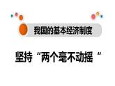 1.2 坚持“两个毫不动摇”  课件8必修二经济与社会