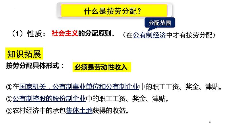 4.1 我国的个人收入分配 课件15 必修二第6页