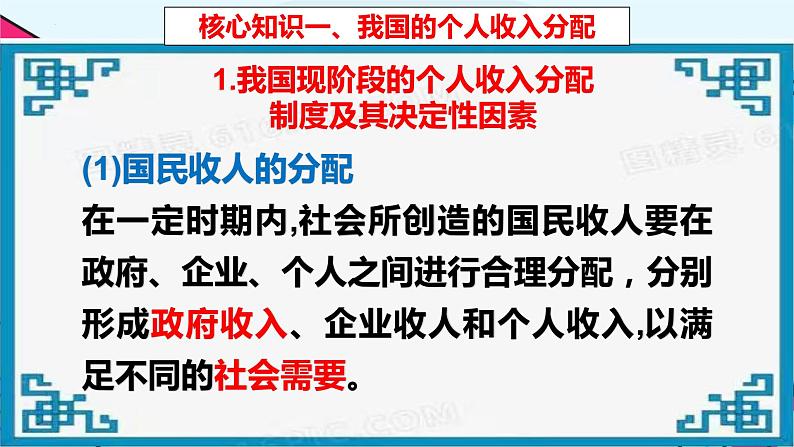 4.1 我国的个人收入分配 课件2 必修二第5页