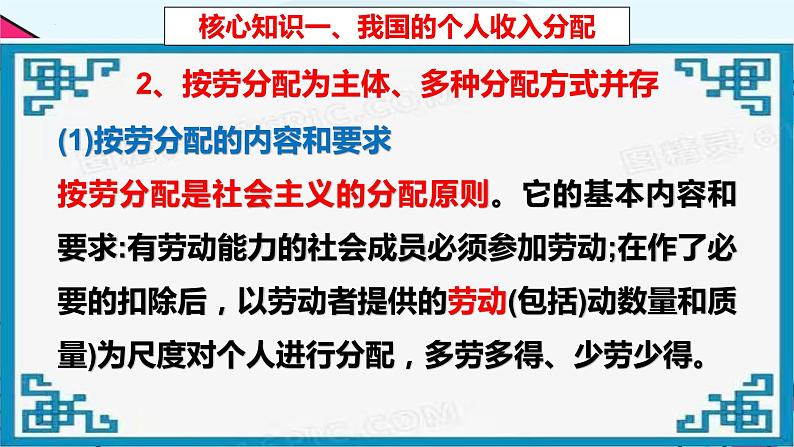 4.1 我国的个人收入分配 课件2 必修二第7页