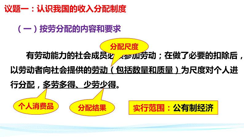 4.1 我国的个人收入分配 课件5 必修二第6页