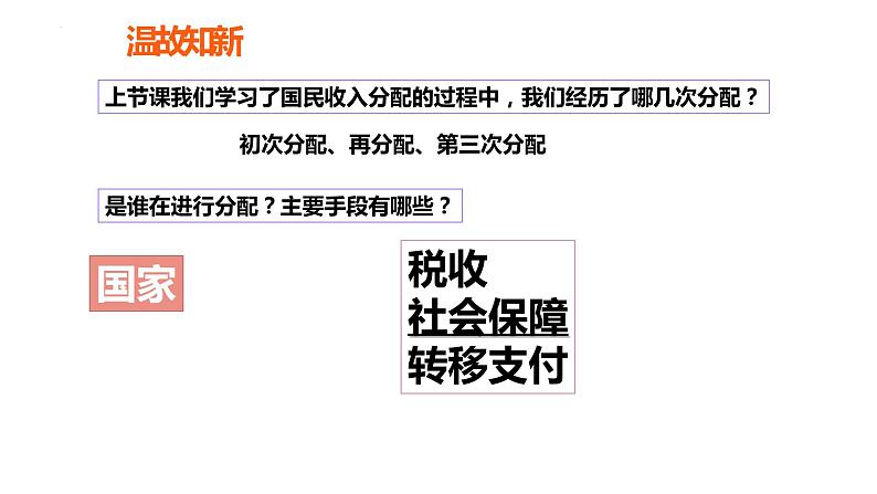 4.2 我国的社会保障 课件11必修二经济与社会第1页