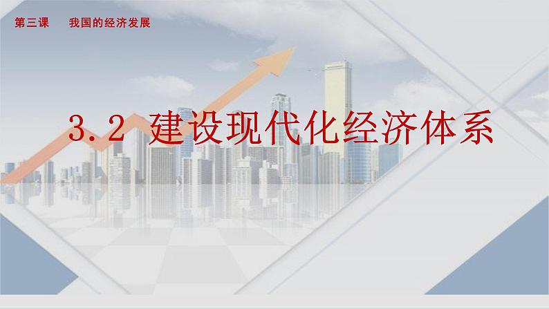 3.2 建设现代化经济体系 课件 13统编版高中政治必修二《经济与社会》01