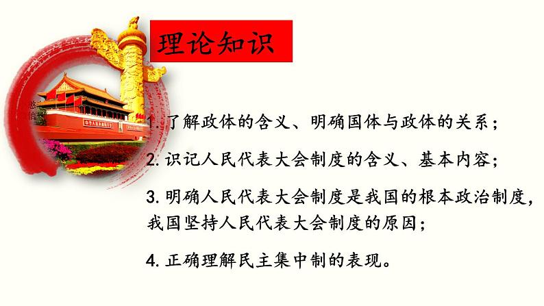 人教版高中思想政治必修二《政治生活》6.2人民代表大会制度：我国的根本政治制度课件第2页