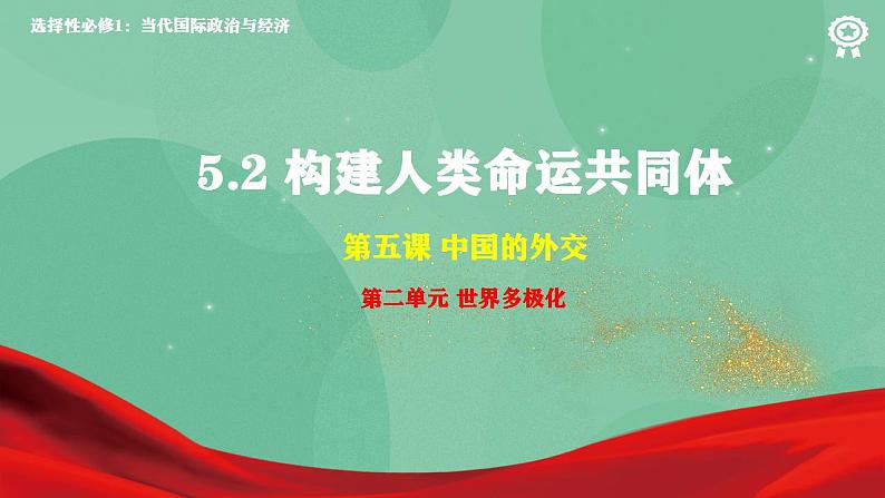 5.2构建人类命运共同体第1页