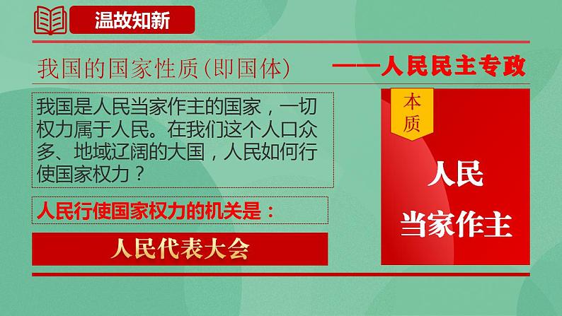 5.1 人民代表大会：我国的国家权力机关教学设计+课件+课堂检测（统编版必修3）08