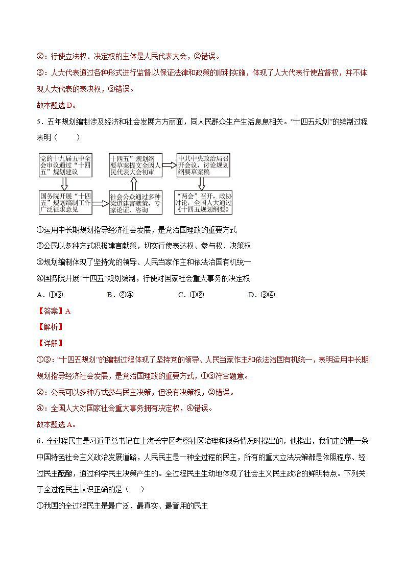 5.1 人民代表大会：我国的国家权力机关教学设计+课件+课堂检测（统编版必修3）03