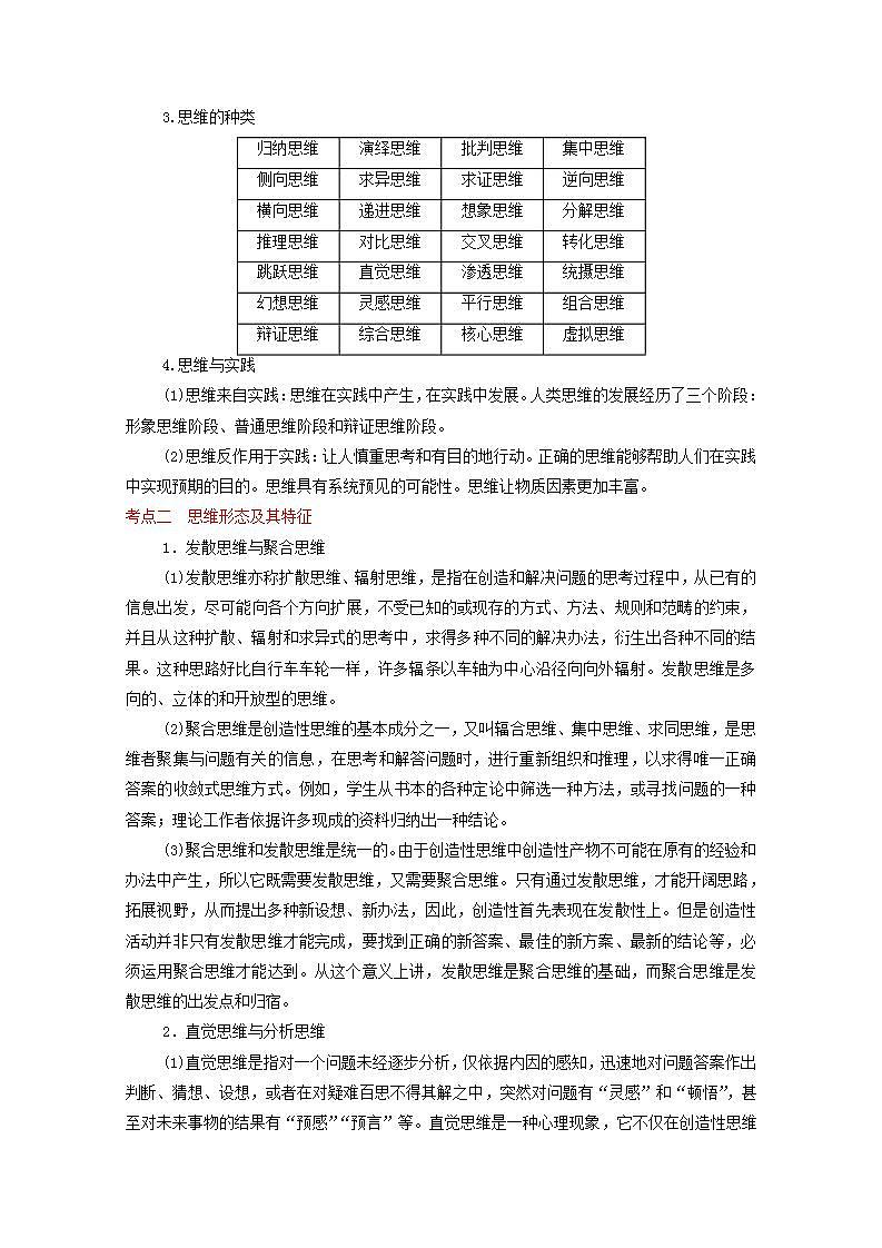 选择性必修3《 逻辑与思维》必备知识第2页