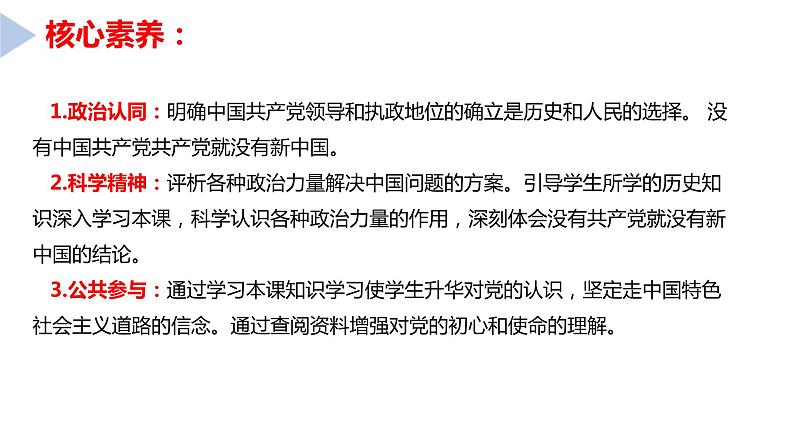 1.1 中华人民共和国成立前各种政治力量 课件8必修三政治与法治第5页