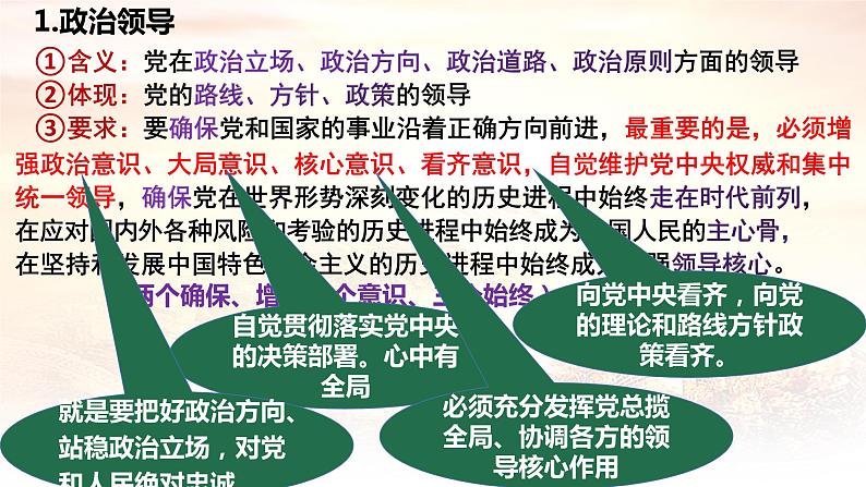 3.1坚持党的领导课件 9必修三政治与法治05