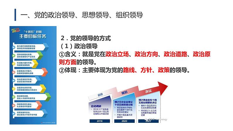 3.1坚持党的领导课件 8必修三政治与法治第7页