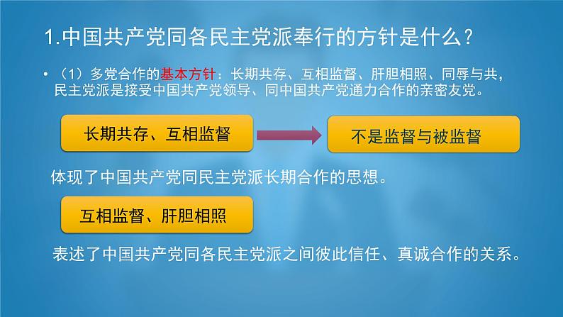 6.1 中国共产党领导的多党合作和政治协商制度 课件 9 必修三 政治与法治第5页