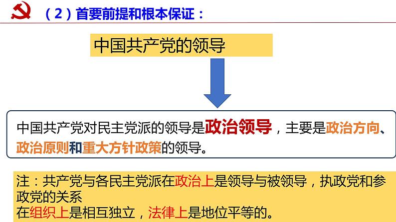 6.1 中国共产党领导的多党合作和政治协商制度 课件 14 必修三 政治与法治第7页