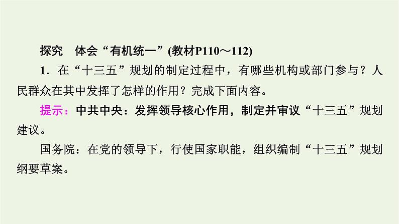 综合探究三 坚持党的领导、人民当家作主、依法治国的有机统一 课件 5必修三政治与法治第3页