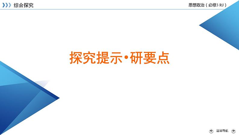 综合探究三 坚持党的领导、人民当家作主、依法治国的有机统一 课件 8必修三政治与法治第4页